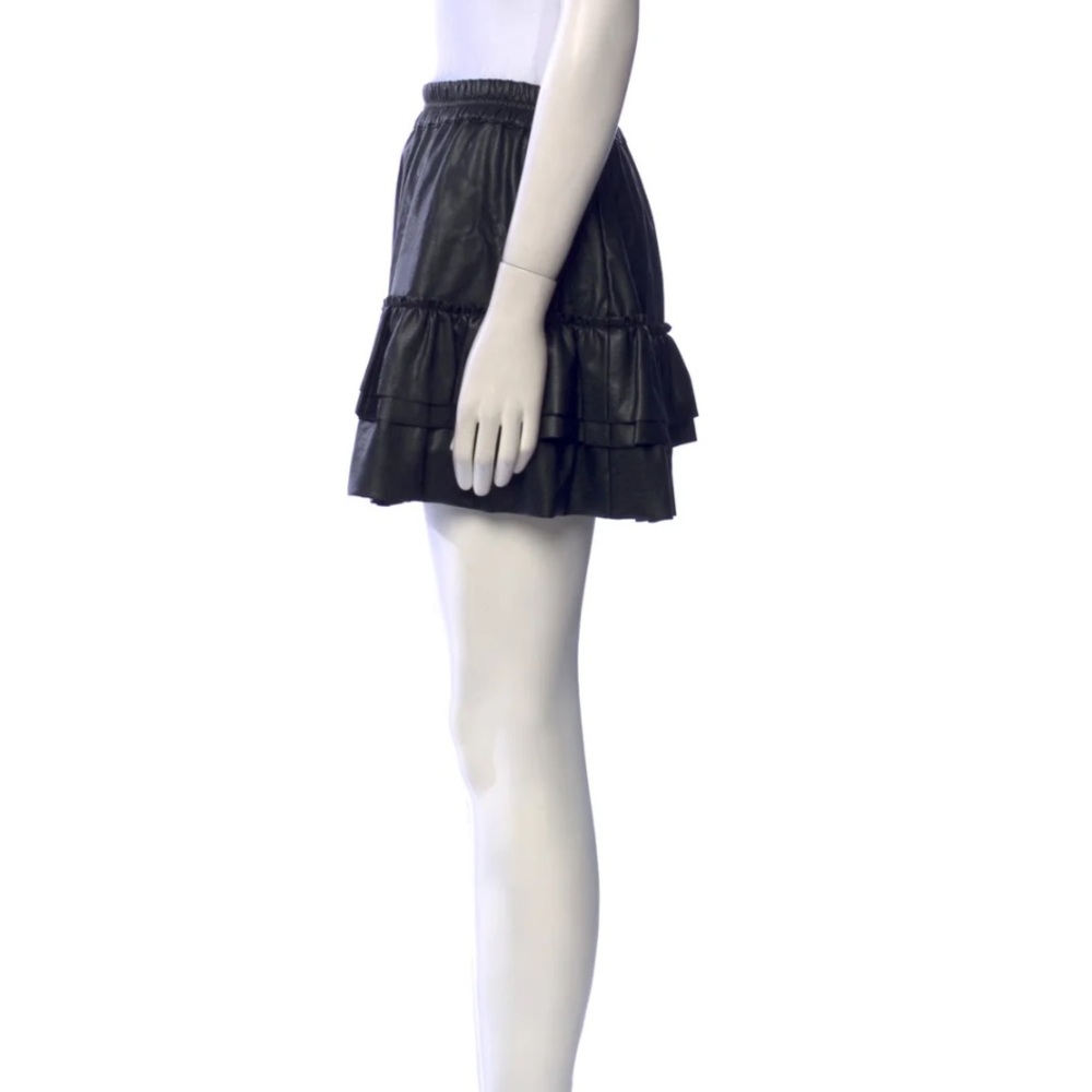 GENERATION LOVE Rafaella Vegan Leather Mini Skirt - Picture 11 of 12